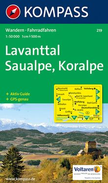 KOMPASS Wanderkarte Lavanttal - Saualpe - Koralpe, MAIRDUMONT: KOMPASS-Wanderkarten
