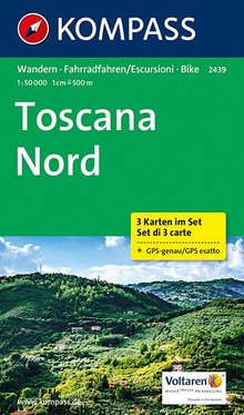 Toscana Nord, MAIRDUMONT: KOMPASS-Wanderkarten