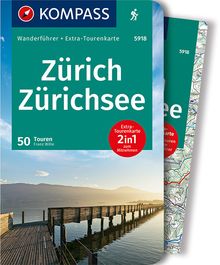 Zürich, Zürichsee, 50 Touren mit Extra-Tourenkarte, KOMPASS Wanderführer