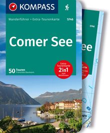 Comer See, 50 Touren mit Extra-Tourenkarte, KOMPASS Wanderführer