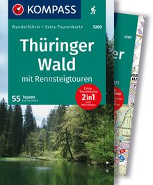 Thüringer Wald mit Rennsteigtouren, 55 Touren mit Extra-Tourenkarte, MAIRDUMONT: KOMPASS Wanderführer