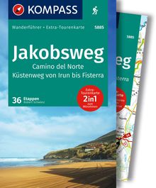 Jakobsweg Camino del Norte, 36 Etappen mit Extra-Tourenkarte, MAIRDUMONT: KOMPASS Wanderführer