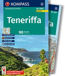 Teneriffa, 90 Touren mit Extra-Tourenkarte, MAIRDUMONT: KOMPASS Wanderführer