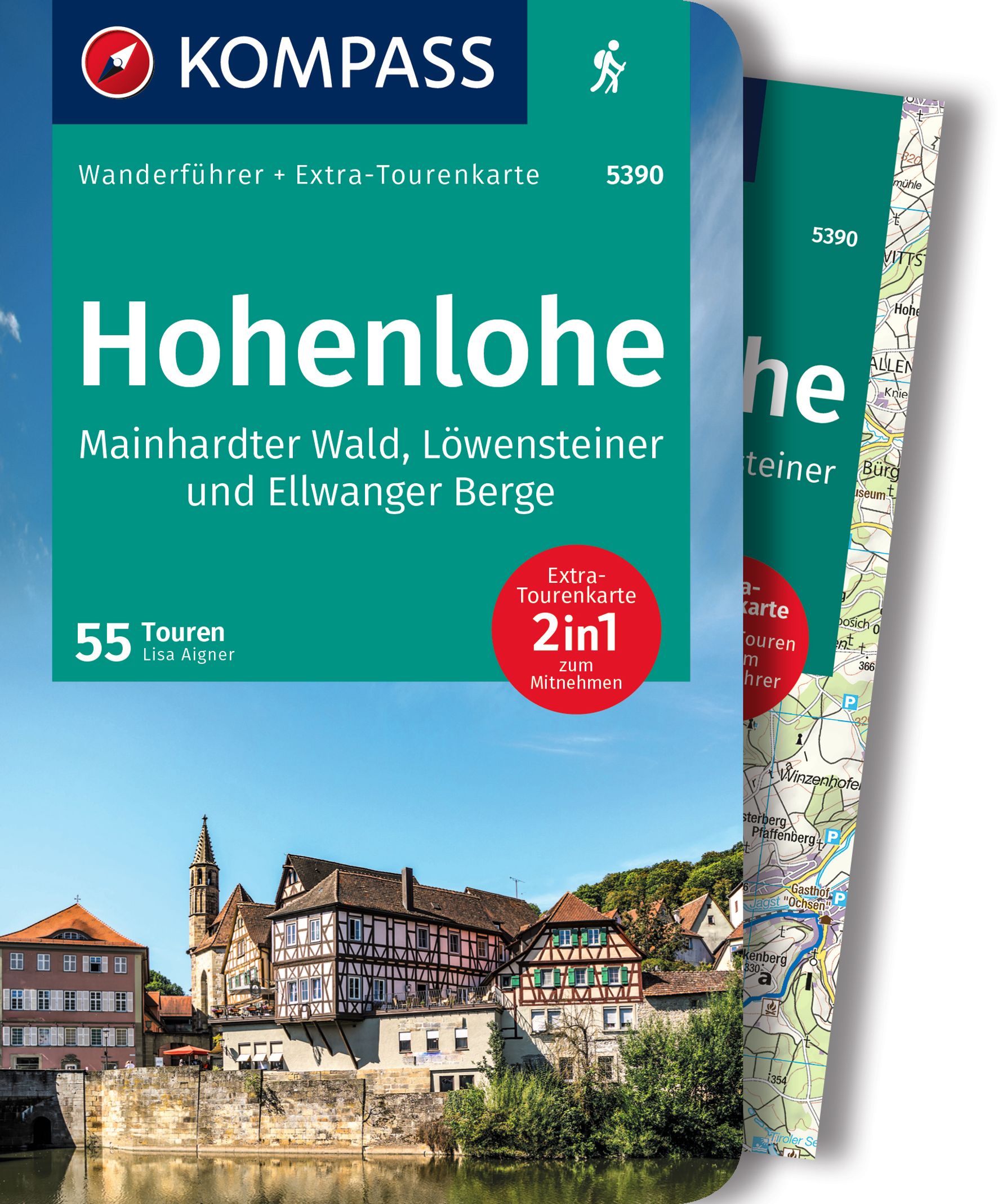 MAIRDUMONT Hohenlohe, Mainhardter Wald, Löwensteiner und Ellwanger Berge, 55 Touren mit Extra-Tourenkarte