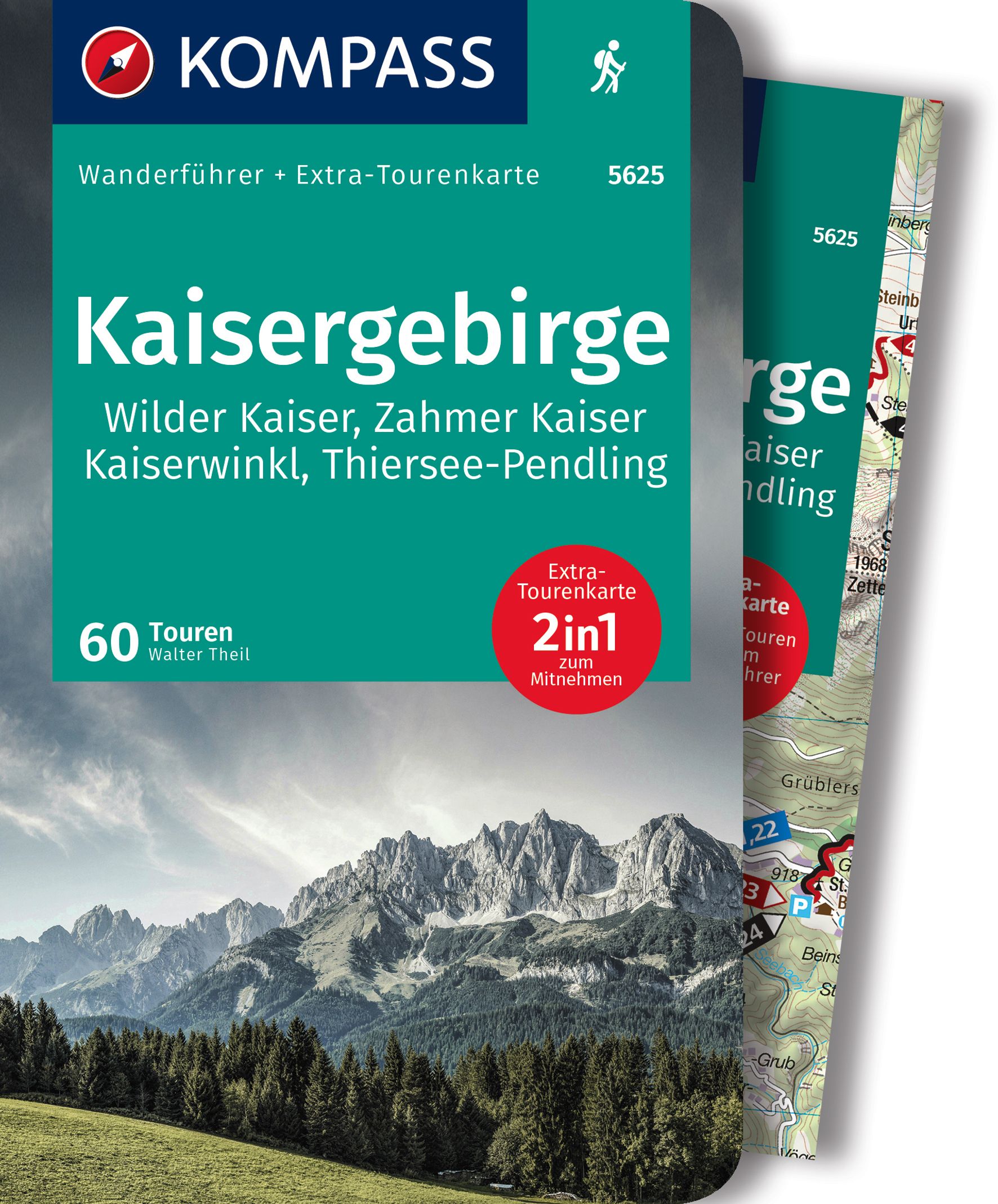 MAIRDUMONT Kaisergebirge, 60 Touren mit Extra-Tourenkarte