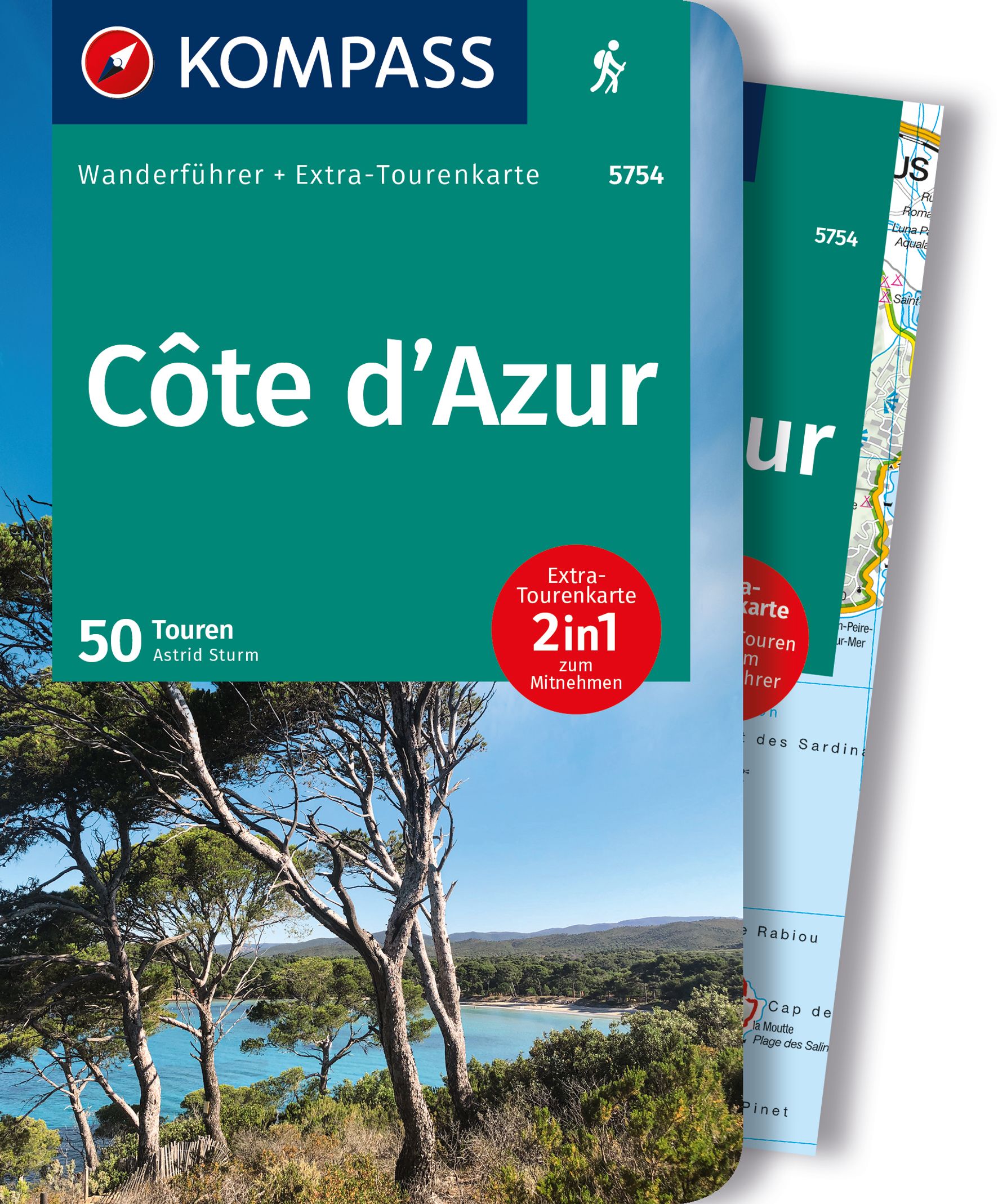MAIRDUMONT Côte d'Azur, Die schönsten Küsten- und Bergwanderungen, 50 Touren mit Extra-Tourenkarte
