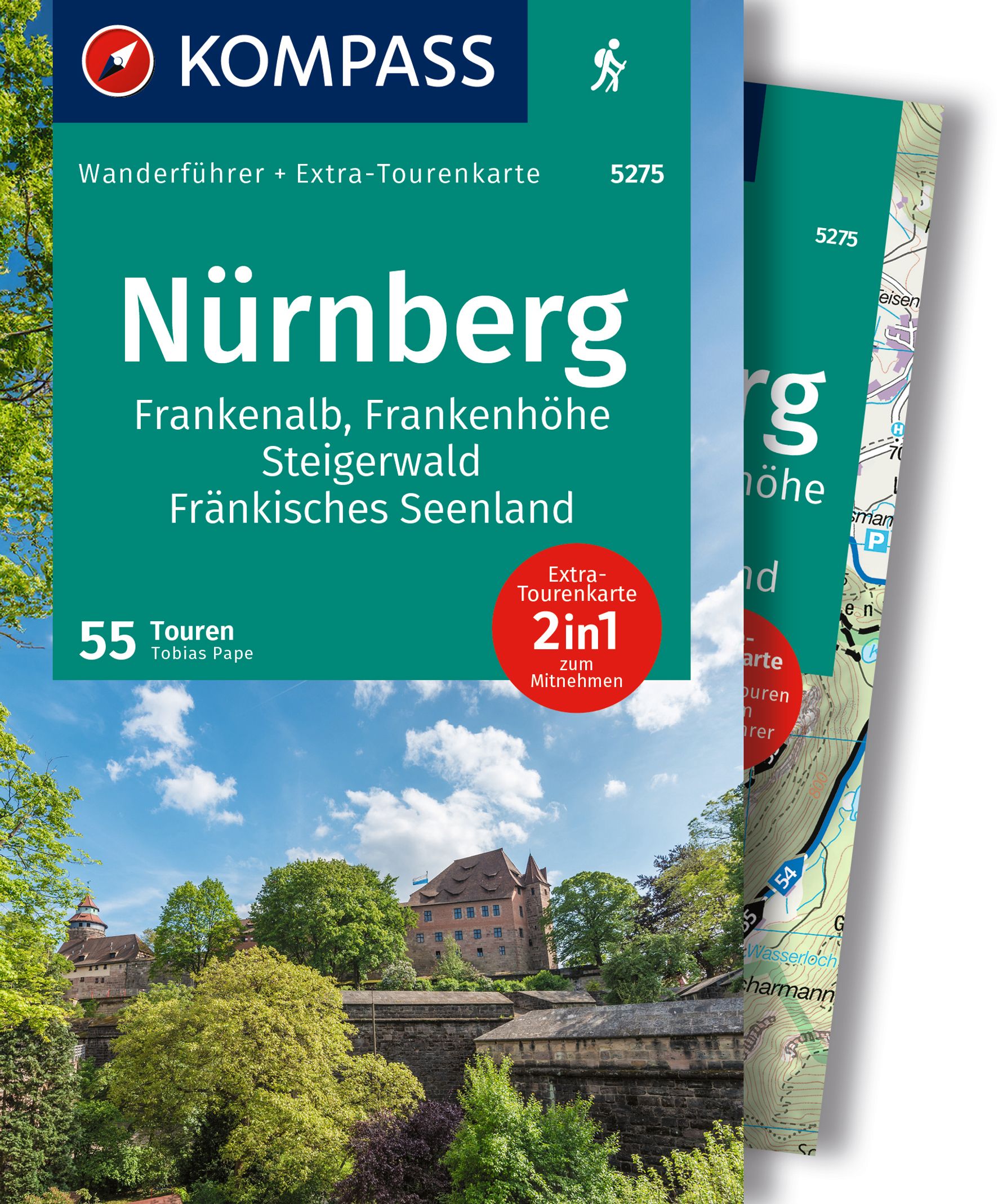 MAIRDUMONT Nürnberg, Frankenalb, Frankenhöhe, Steigerwald, Fränkisches Seenland, 55 Touren mit Extra-Tourenkarte