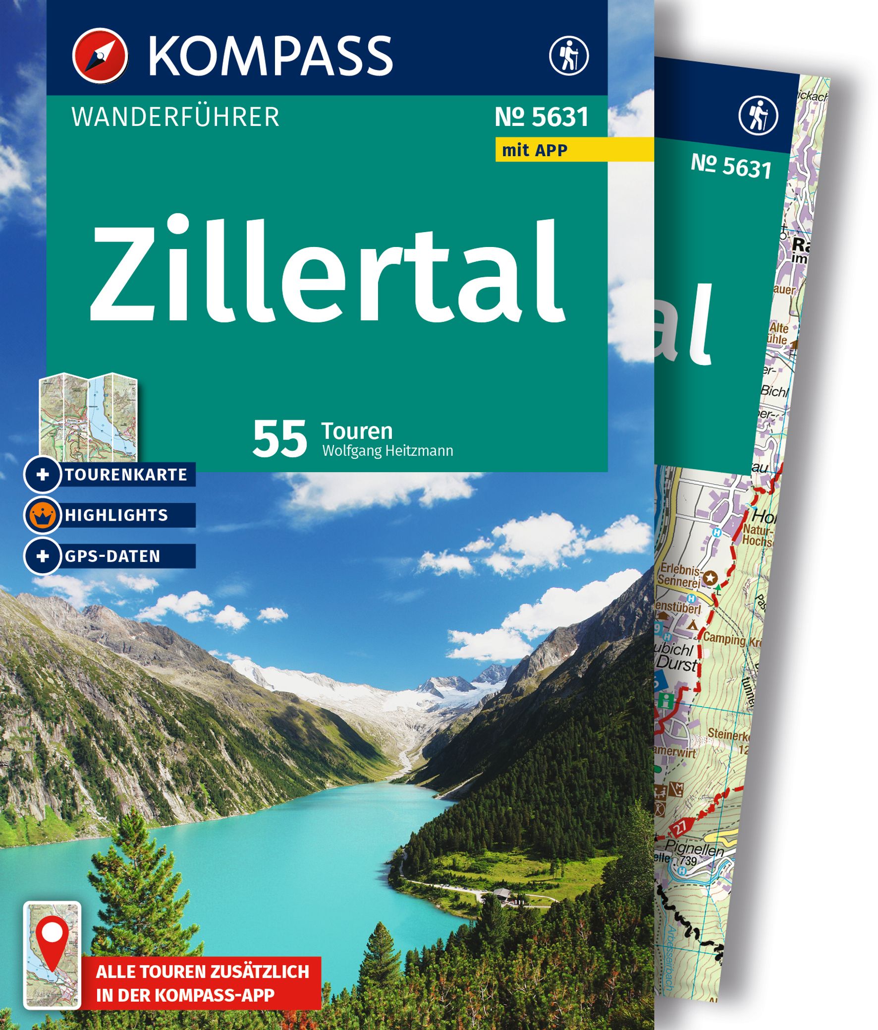 MAIRDUMONT Zillertal, 55 Touren mit Extra-Tourenkarte