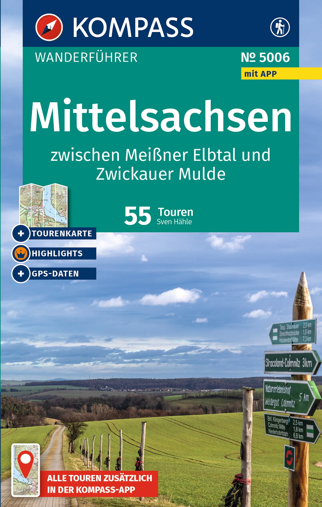 MAIRDUMONT Mittelsachsen zwischen Meißner Elbtal und Zwickauer Mulde, 55 Touren mit Extra-Tourenkarte