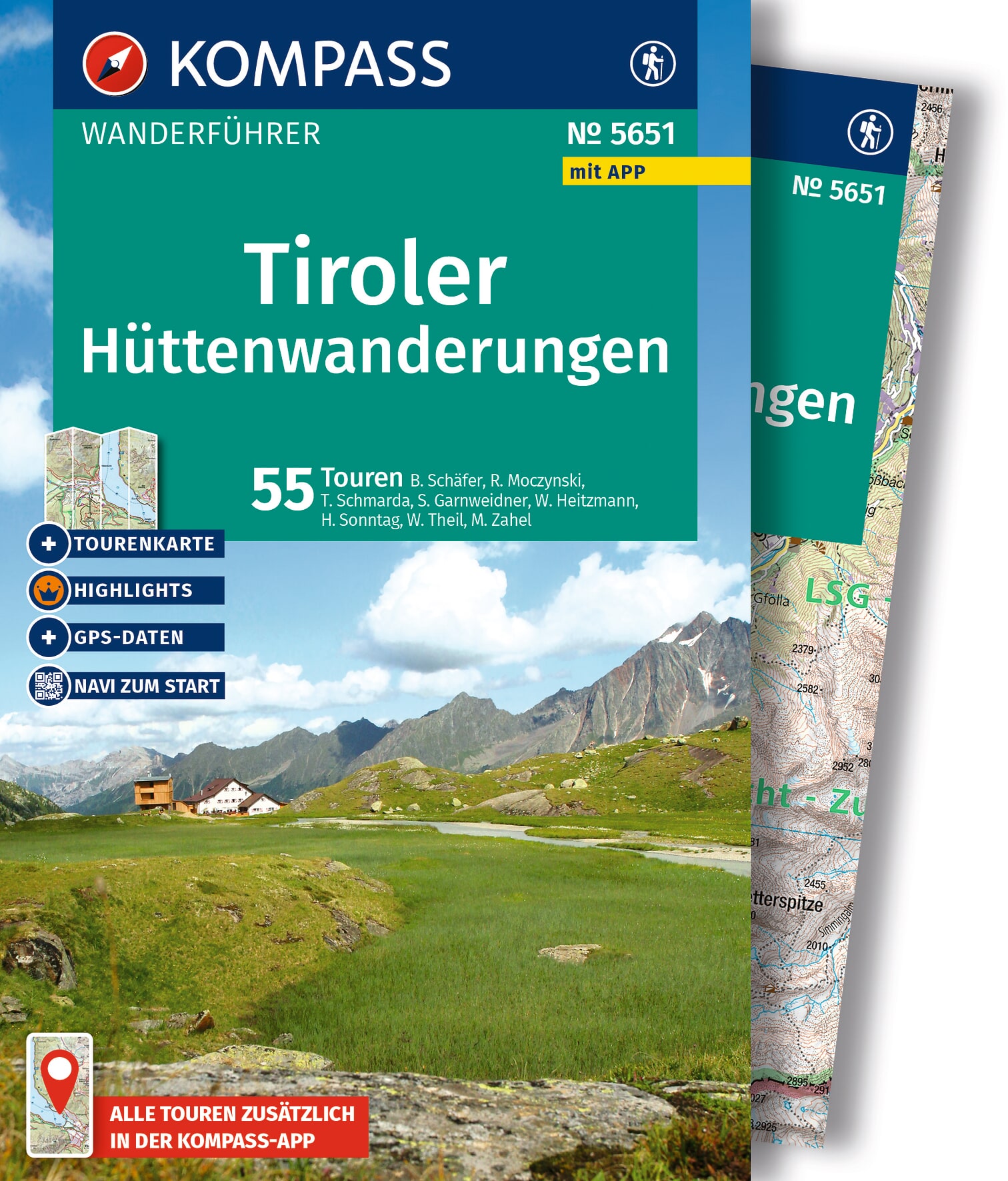 MAIRDUMONT Tiroler Hüttenwanderungen, 55 Touren mit Extra-Tourenkarte