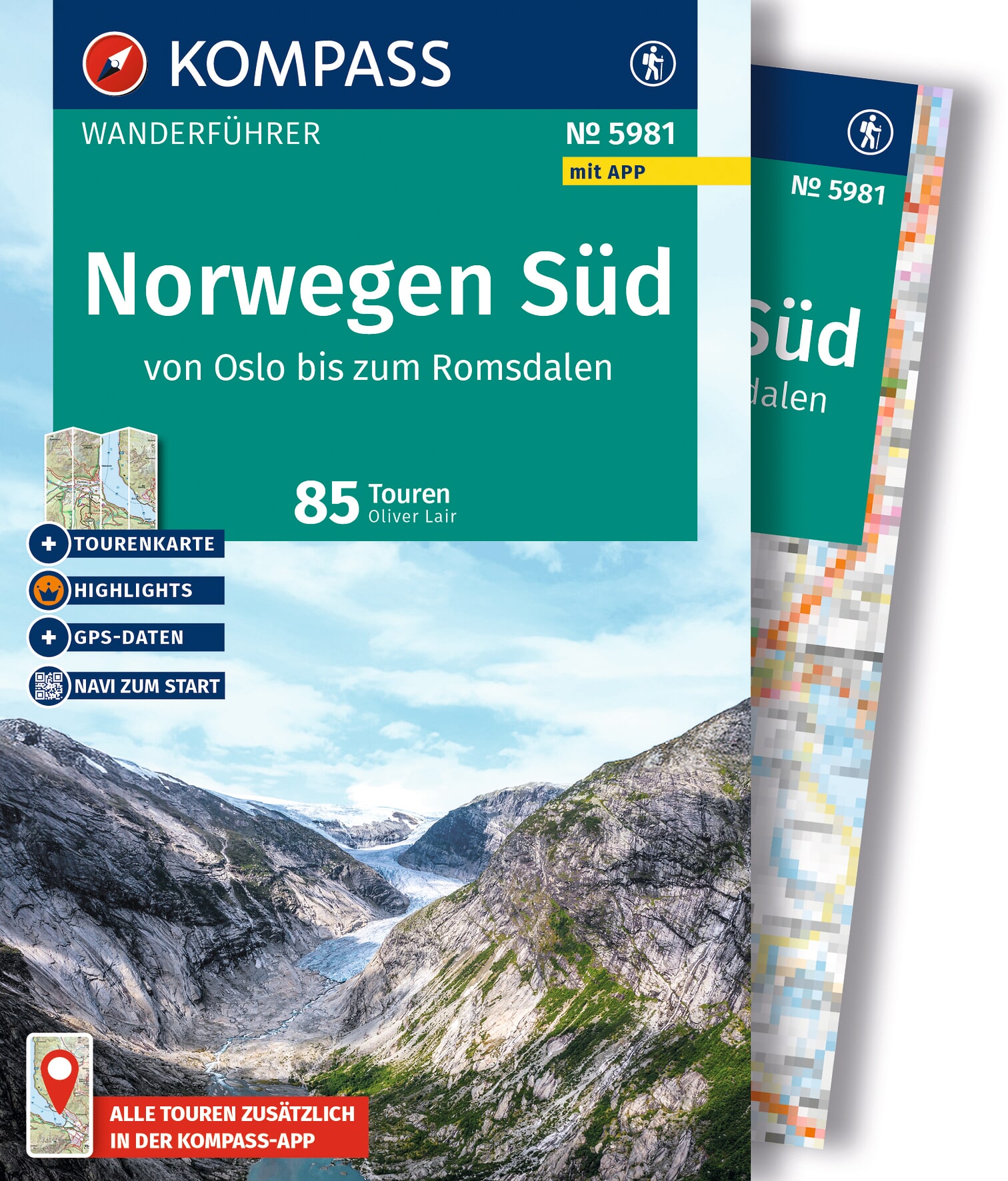 MAIRDUMONT Norwegen Süd, von Oslo bis zum Romsdalen, 85 Touren mit Extra-Tourenkarte